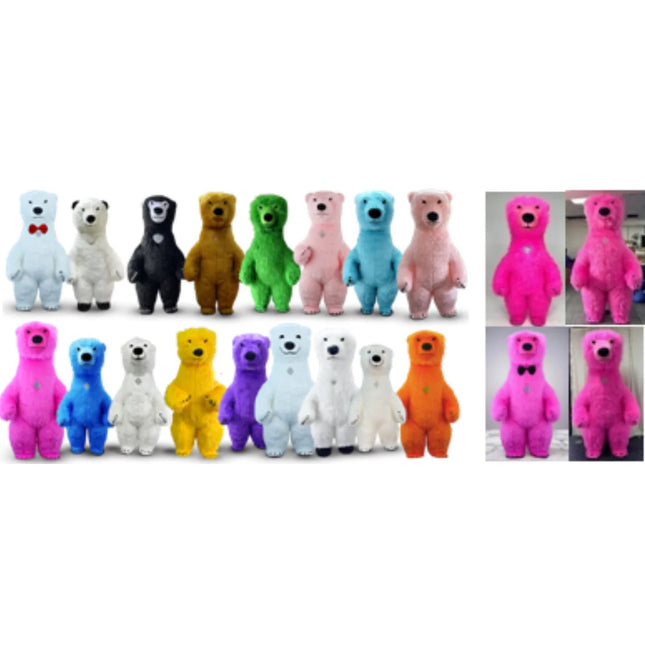 Polar bear mascot costume