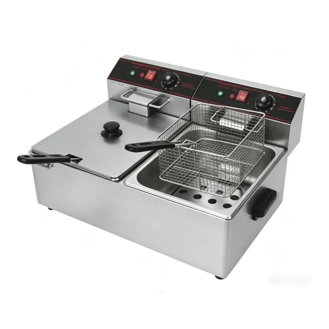8L+8L Dual-Tank Electric Fryer