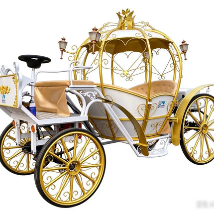 Electric Solid Top Pumpkin Carriage