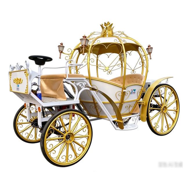 Electric Solid Top Pumpkin Carriage